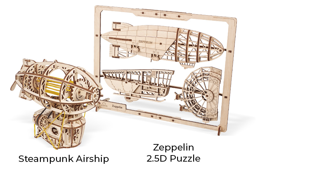 Zeppelin-Set 2 in 1